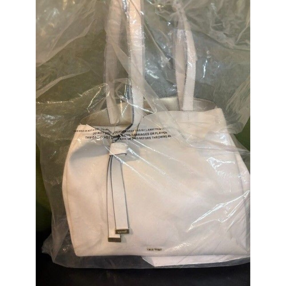 Nine West White Structured Handbag – NWT